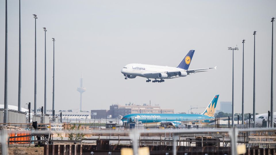 Eine Maschine der Lufthansa Eine Maschine der Lufthansa