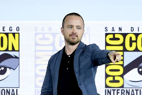 Aaron Paul beim "Westworld III"-Panel während der Comic Con in San Diego