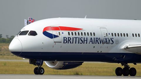 Ein Jet von British Airways