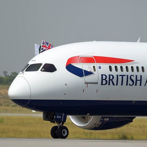Ein Jet von British Airways