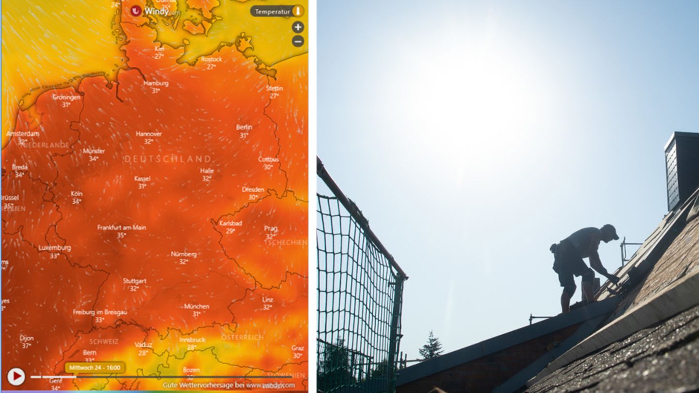 Wetter Sehen Sie Live Wo Die Hitze In Deutschland Am Größten Ist Stern De