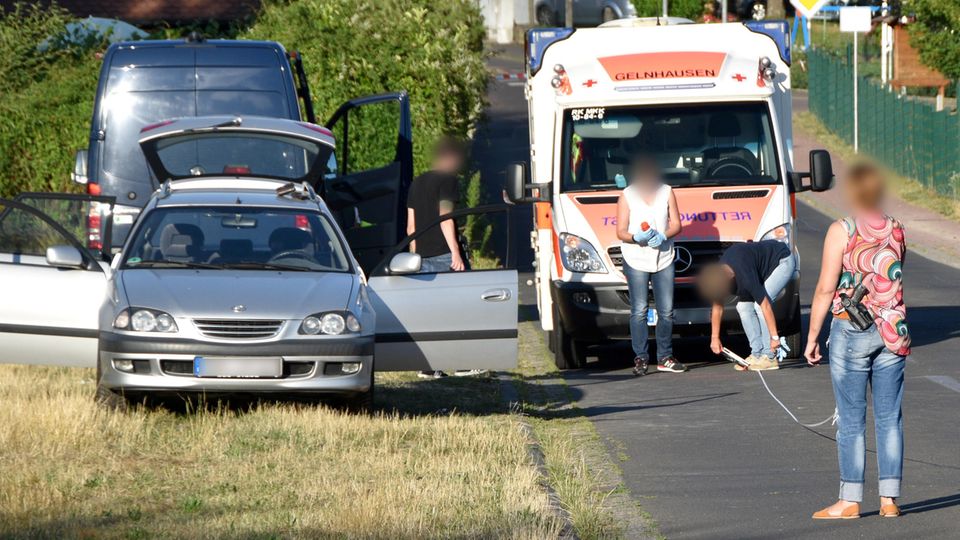 Das Auto des mutmaßlichen Schützen von Wächtersbach