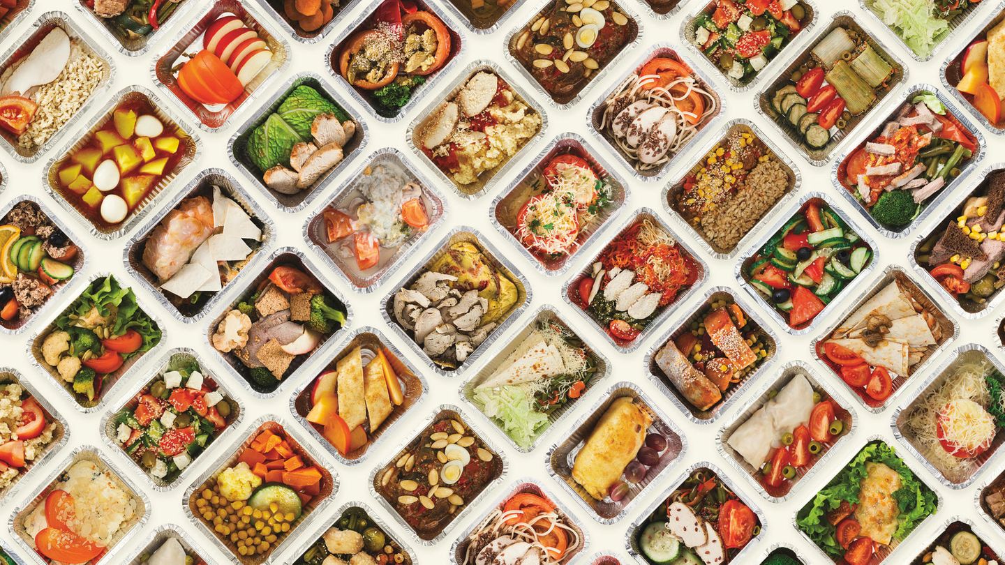 Gesund essen Tupperdosen
