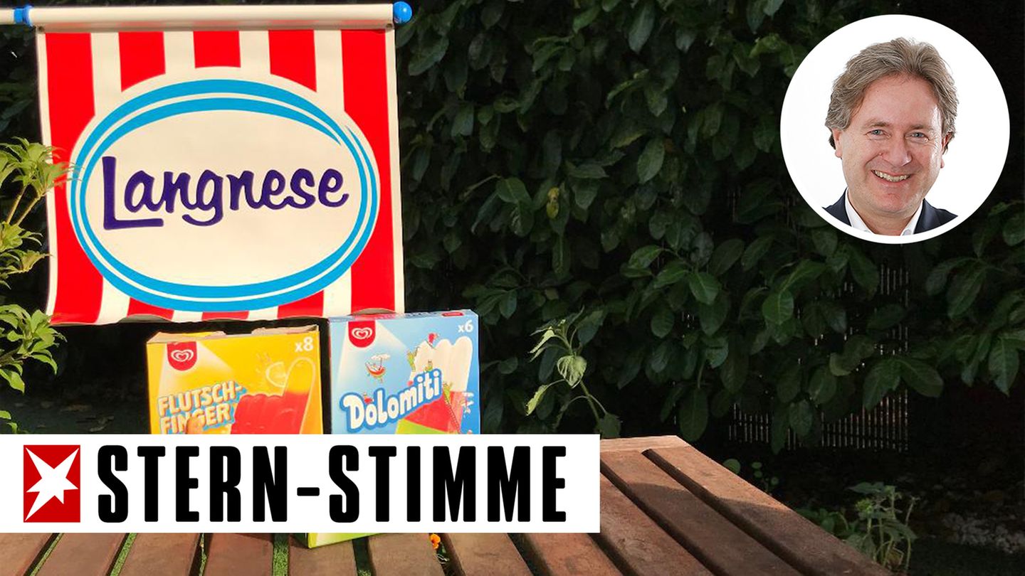 Wenn der Papa im Hause Behrendt die alte Kiosk-Fahne von früher hisst, wissen die Kinder, dass die Eistruhe frisch gefüllt wurde