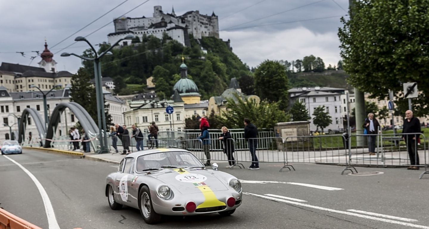 Beim Salzburger Stadt Grand Prix war der Porsche 356 B 2000 GS Carrera GTL Abarth ein gern gesehener Gast
