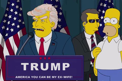 Donald Trum in "Die Simpsons"