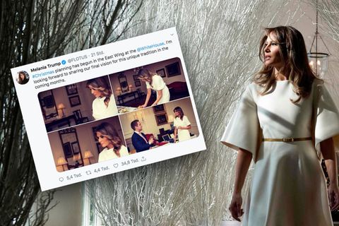 Melania Trump plant Weihnachtsdekoration des Weißen Hauses – im Juli.