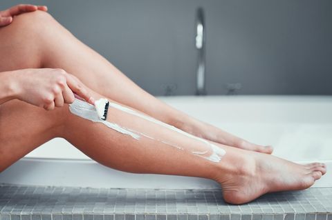Rasurbrand bei Frauen