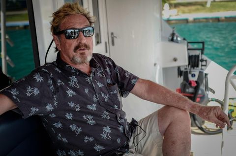 John McAfee bei einem Interview im Juni 2019 in Kuba
