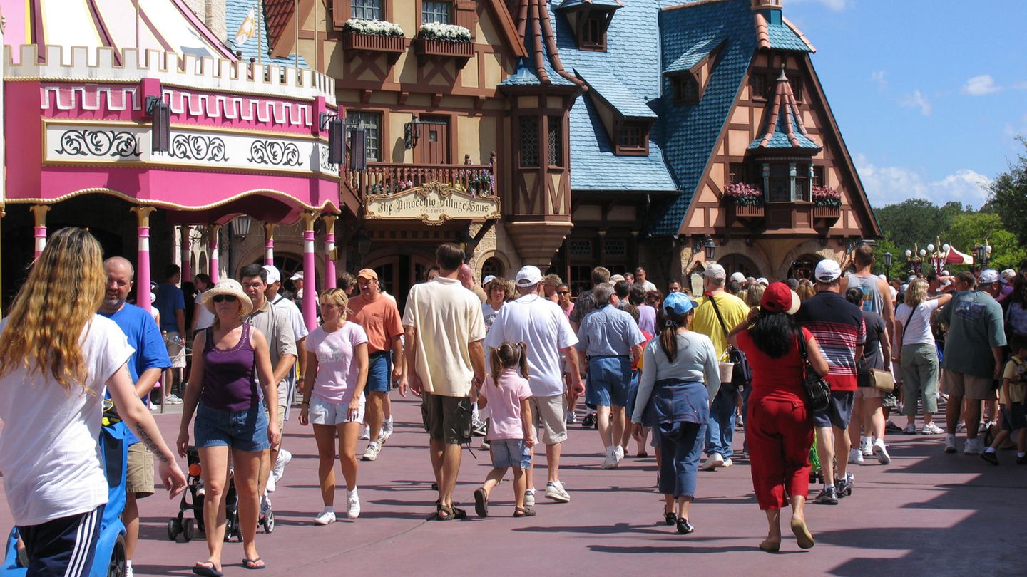 Besucher bei Disney World