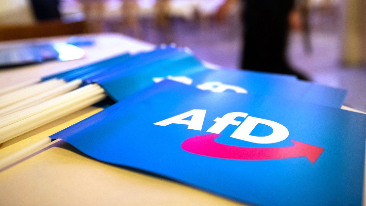 AfD-Fähnchen