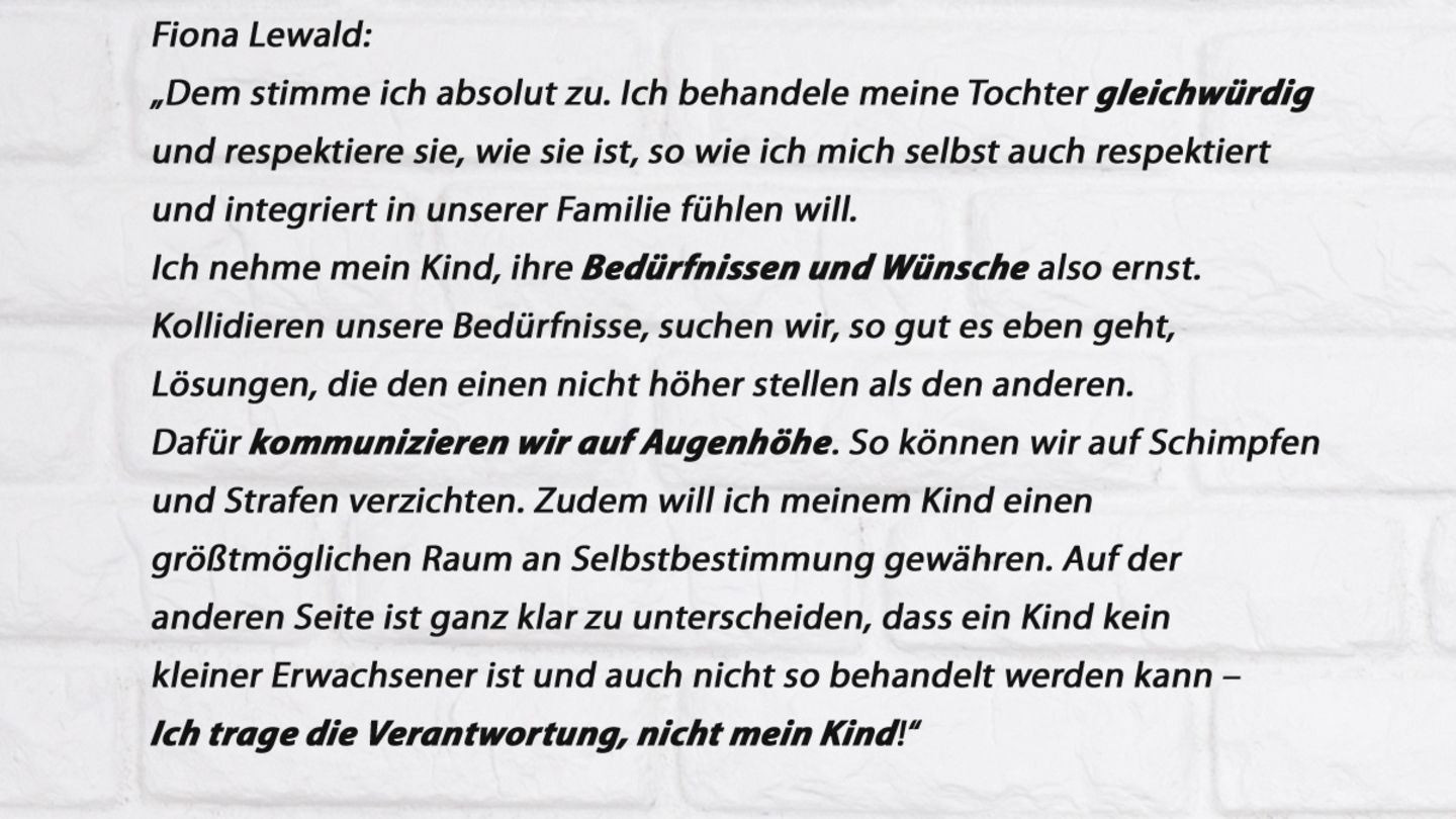 Erziehung: Klares "Nein" oder doch lieber "unerzogen"?