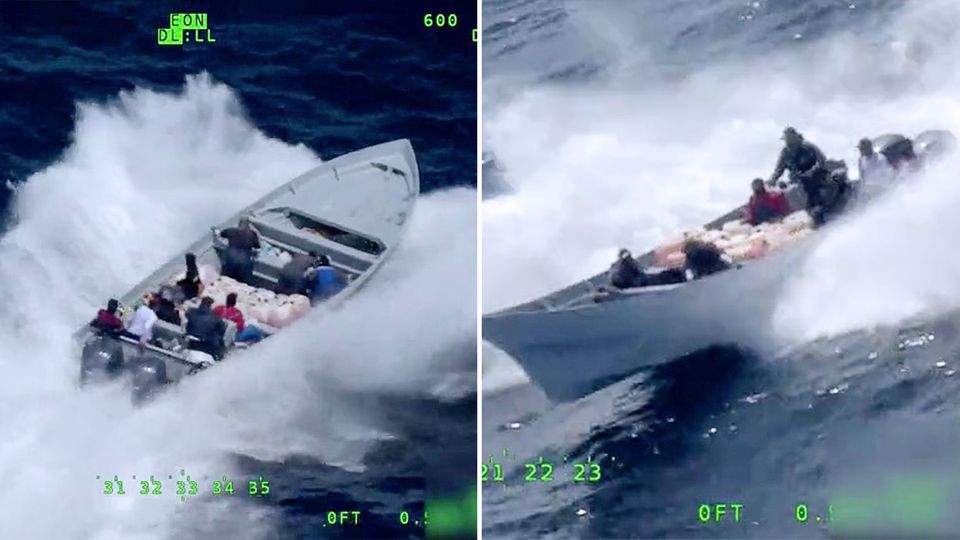 US-Küstenwache verfolgt mutmaßliche Schmuggler