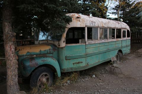 Der Bus, der für den Filmdreh benutzt wurde
