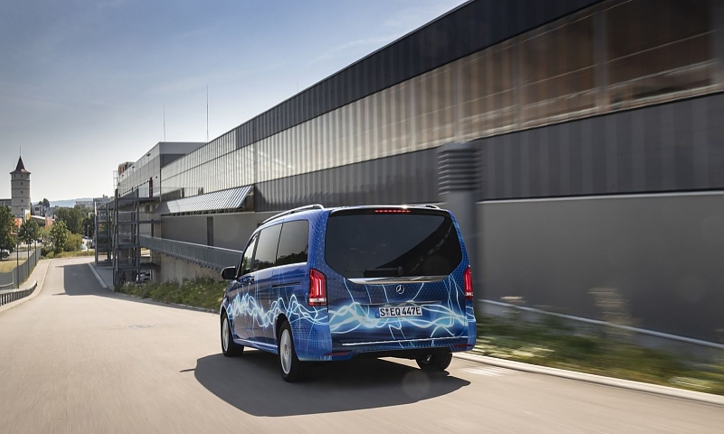 Mercedes EQV Erprobungsfahrt