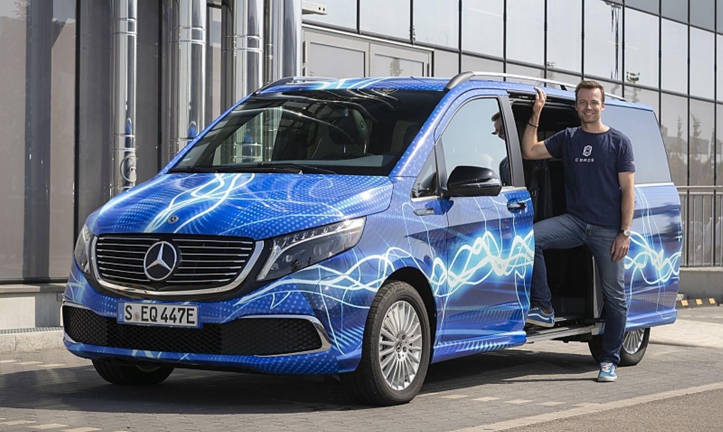 Mercedes EQV Erprobungsfahrt