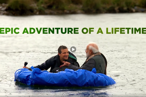 Man vs. Wild – Die Naturdoku mit Narendra Modi und dem Dokumentarfilmer Bear Grylls