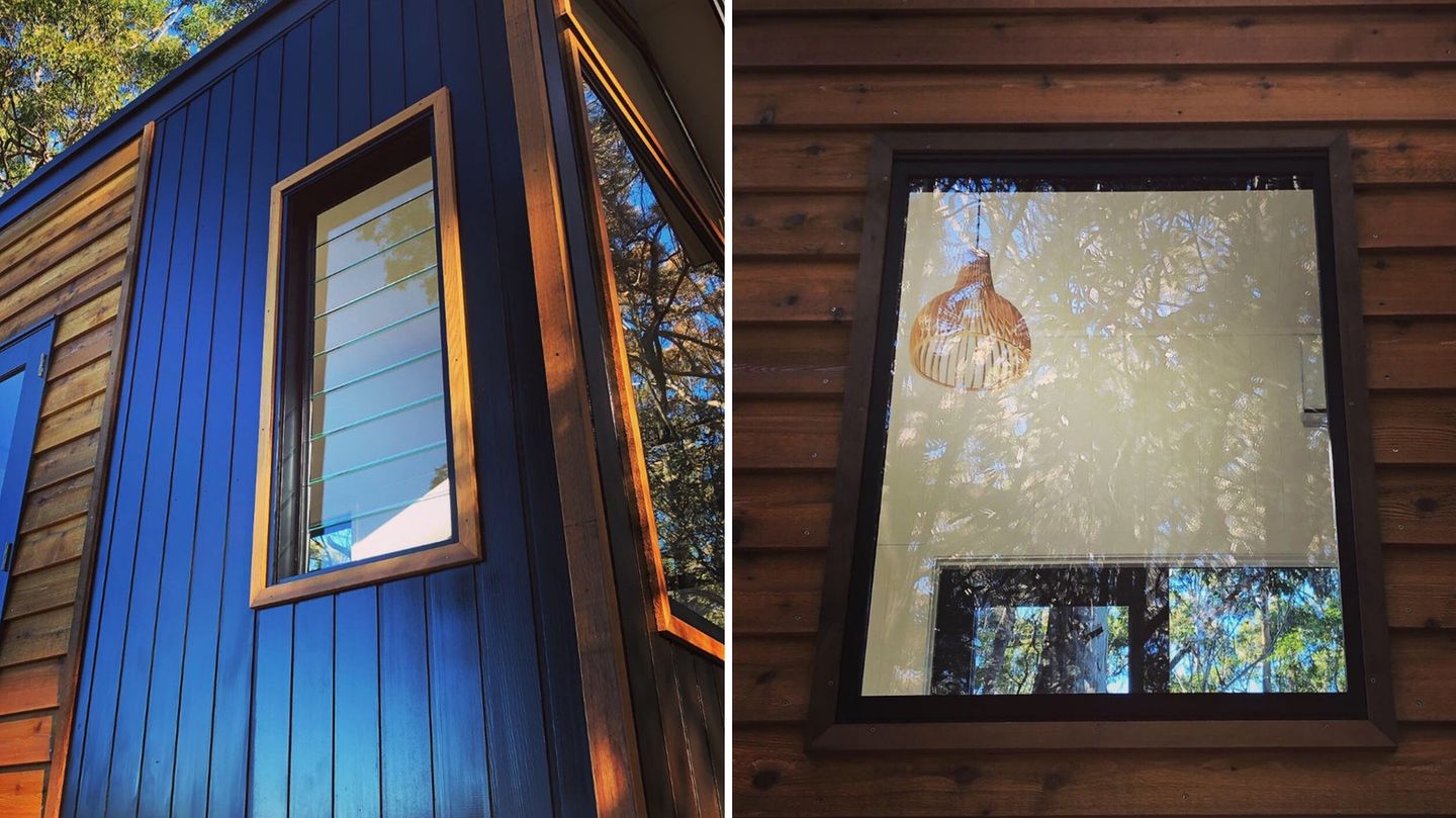 Das Holz und auch das weitere Material stammen aus Australien.