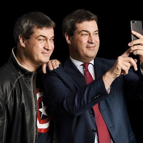 Markus Söder kommt nicht mehr ohne sein Handy zurecht 