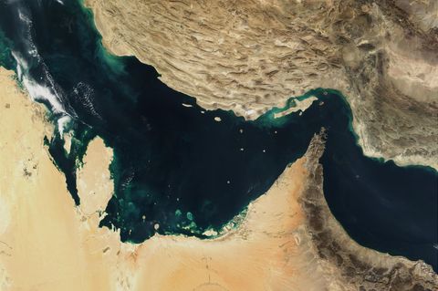 Der Persische Golf, die Straße von Hormus und der Golf von Oman