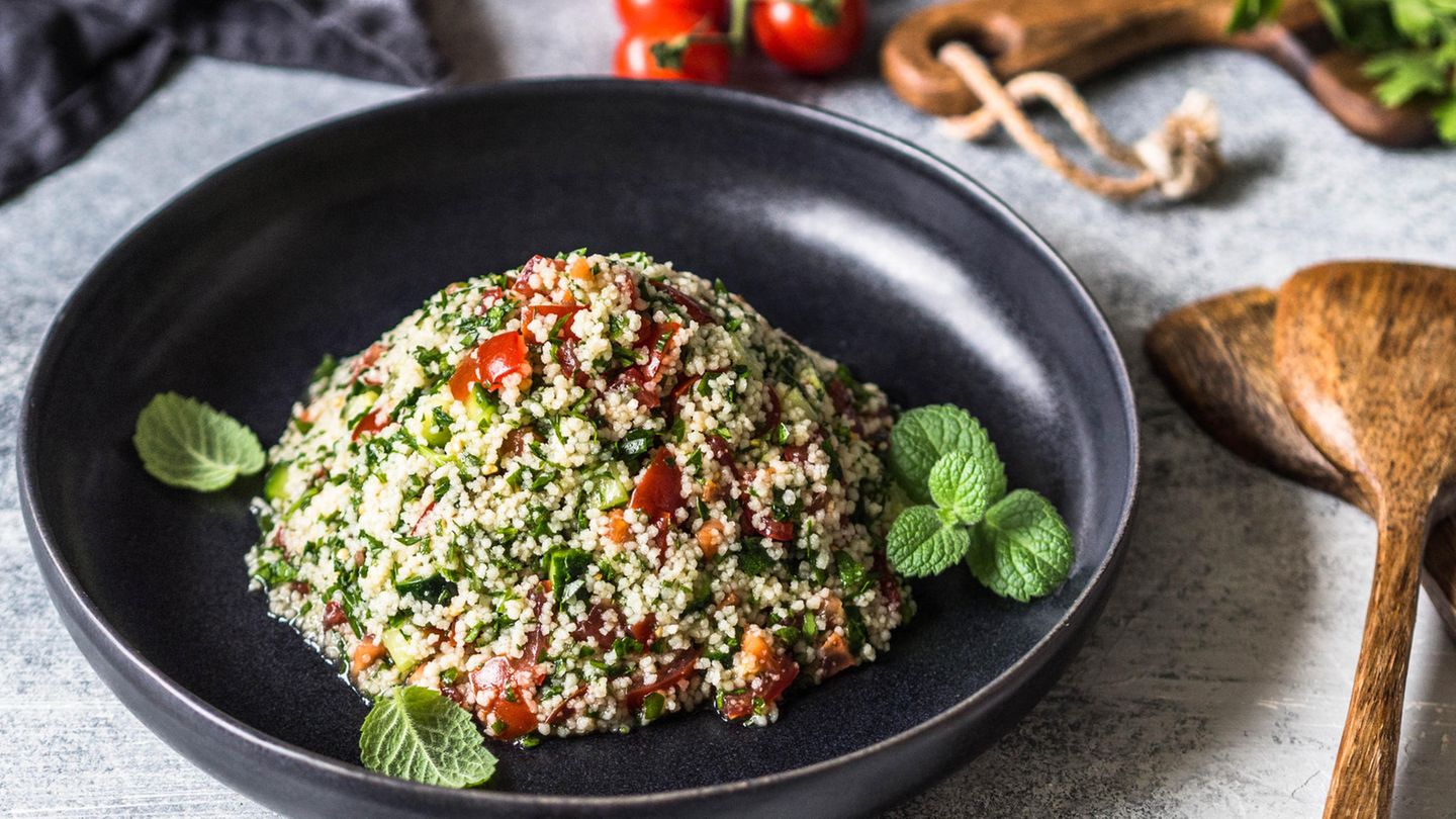 Couscous-Salat mit Minze