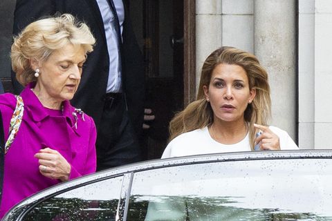 Prinzessin Haya mit ihrer Anwältin Fiona Shackelton