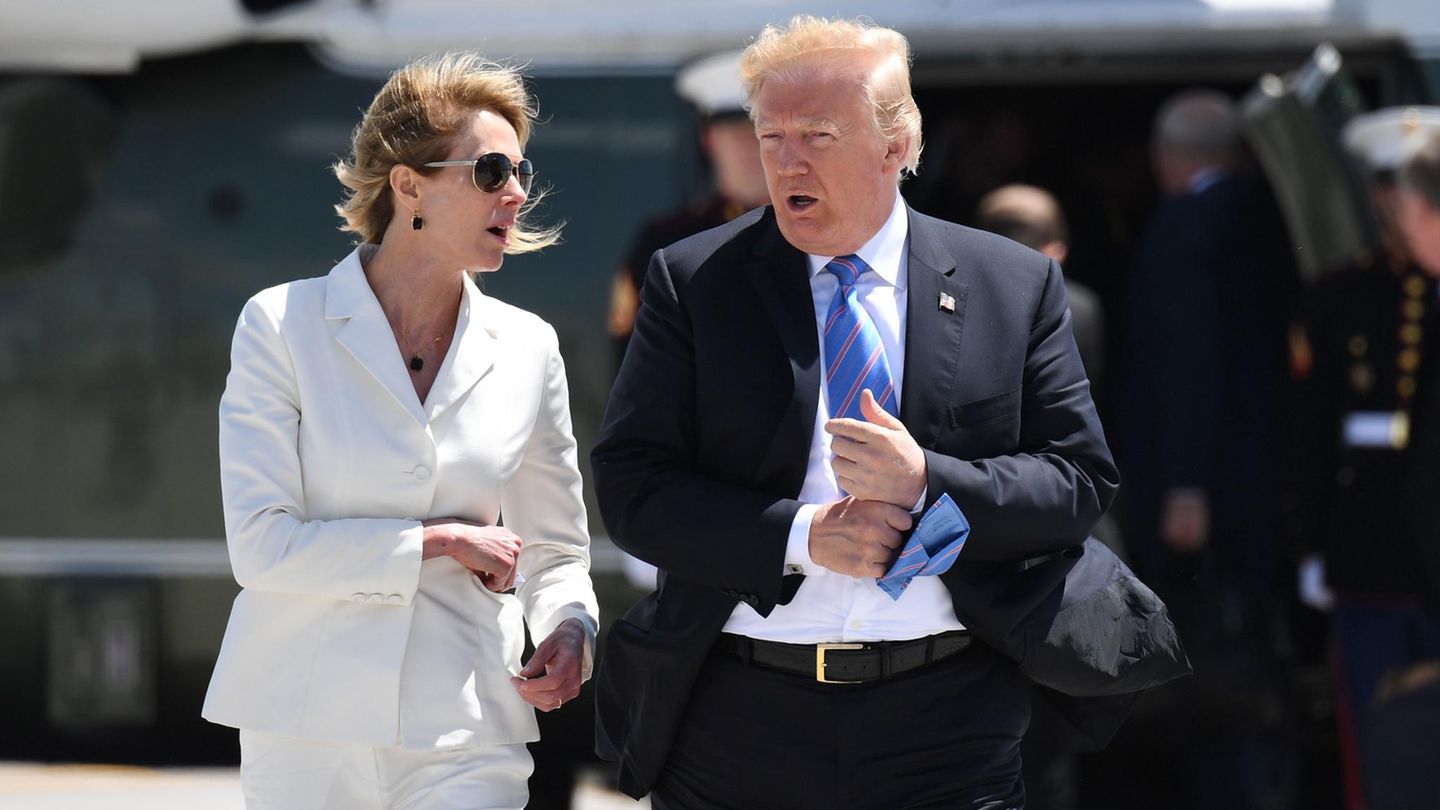 Donald Trump und Kelly Craft