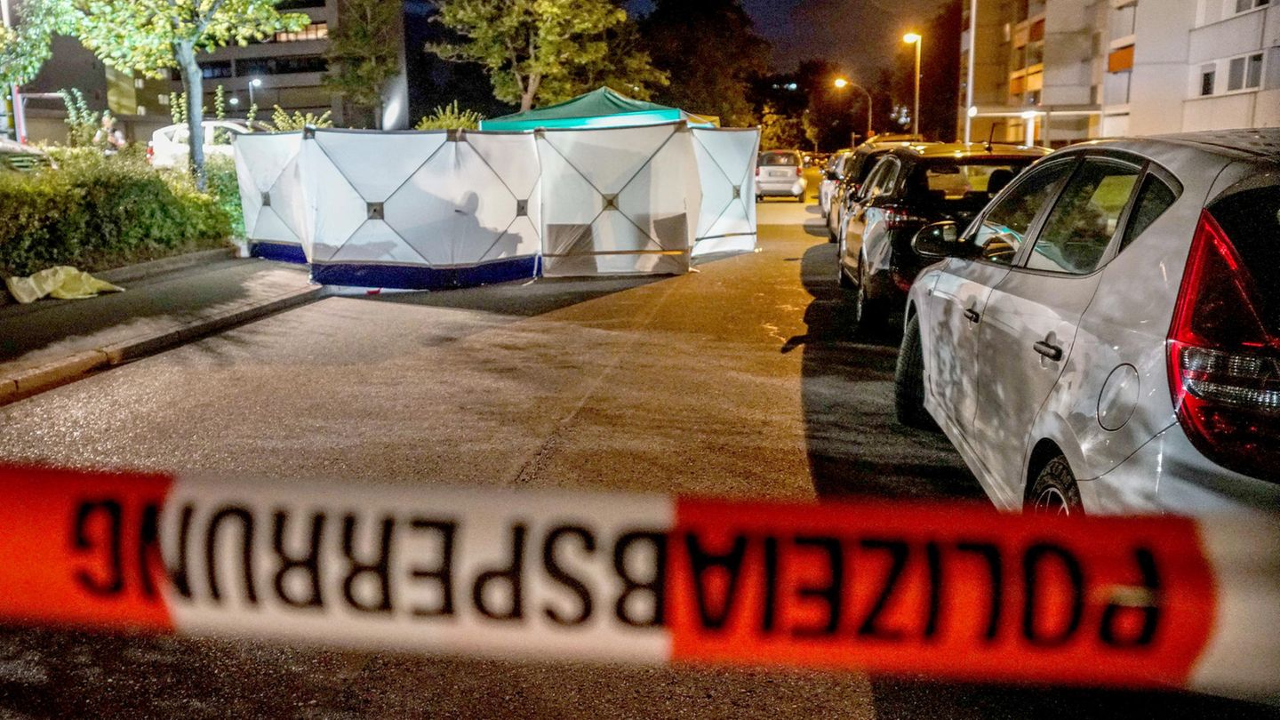 Tatort des Schwertangriffs in Stuttgart