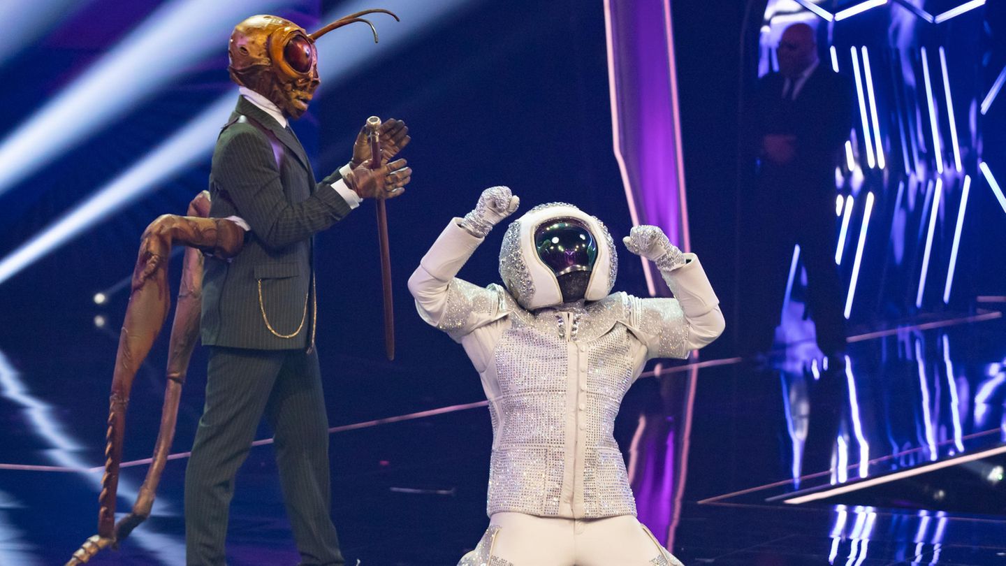 Max Mutzke nach dem Sige bei der ProSieben-Show "The Masked Singer"