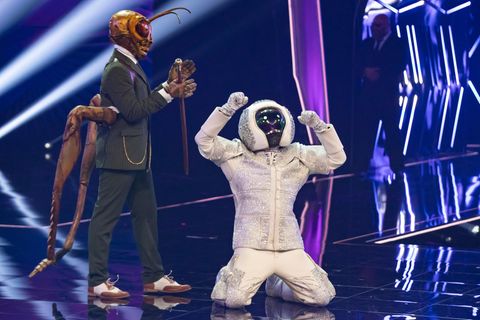 Max Mutzke nach dem Sige bei der ProSieben-Show "The Masked Singer"