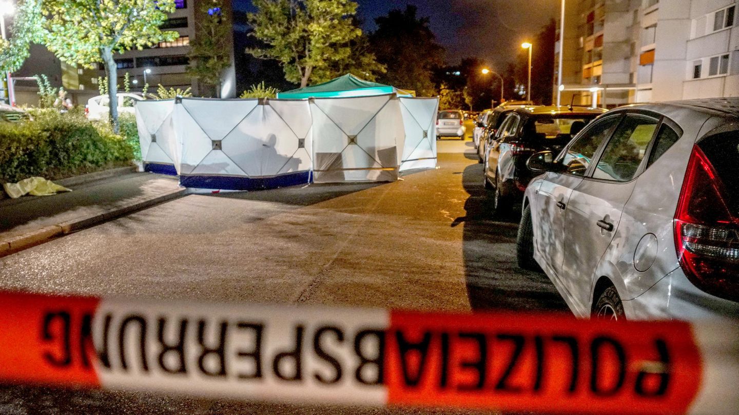 Der Tatort der tödlichen Schwertattacke in Stuttgart
