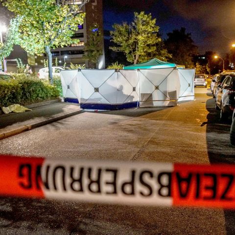 Der Tatort der tödlichen Schwertattacke in Stuttgart