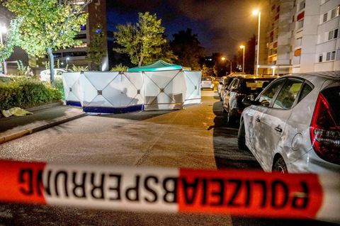 Der Tatort der tödlichen Schwertattacke in Stuttgart