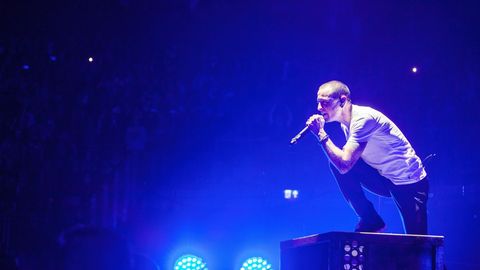 Chester Bennington bei einem Linkin-Park-Konzert
