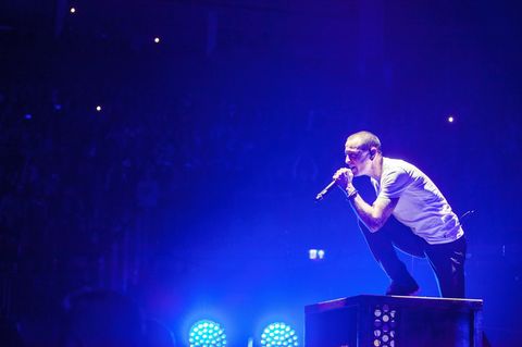 Chester Bennington bei einem Linkin-Park-Konzert