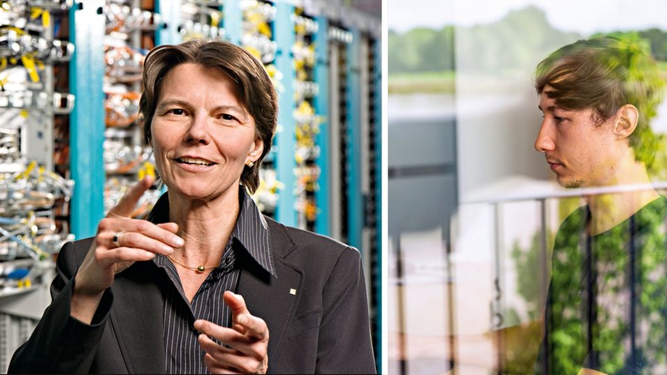 Cyberkriminalität: Claudia Eckert (l.) erforscht die digitale Sicherheit von Unternehmen, Michael Cyl testet sie Claudia Eckert (l.) erforscht die digitale Sicherheit von Unternehmen, Michael Cyl testet sie