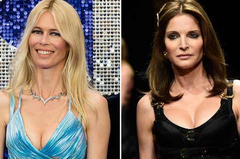 Claudia Schiffer und Stephanie Seymour