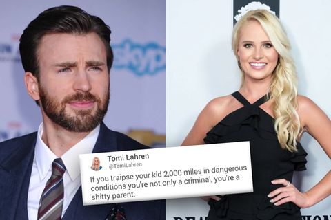Chris Evans und Tomi Lahren.