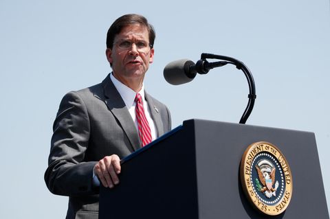 Mark Esper, neuer Verteidigungsminister der USA, will nach dem Ende des INF-Abrüstungsvertrages neue Raketen entwickeln lassen 