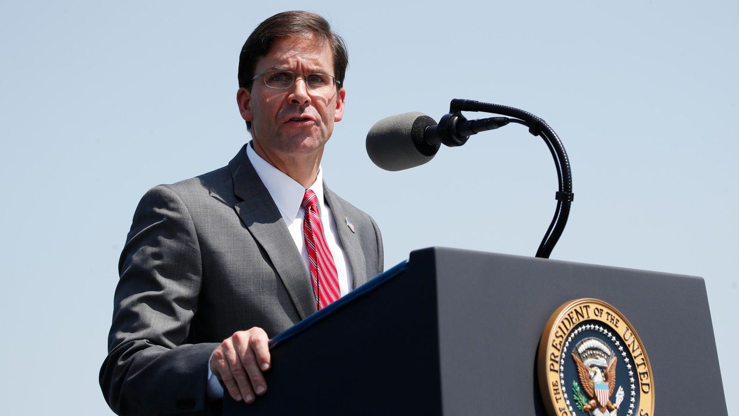 Mark Esper, neuer Verteidigungsminister der USA, will nach dem Ende des INF-Abrüstungsvertrages neue Raketen entwickeln lassen 
