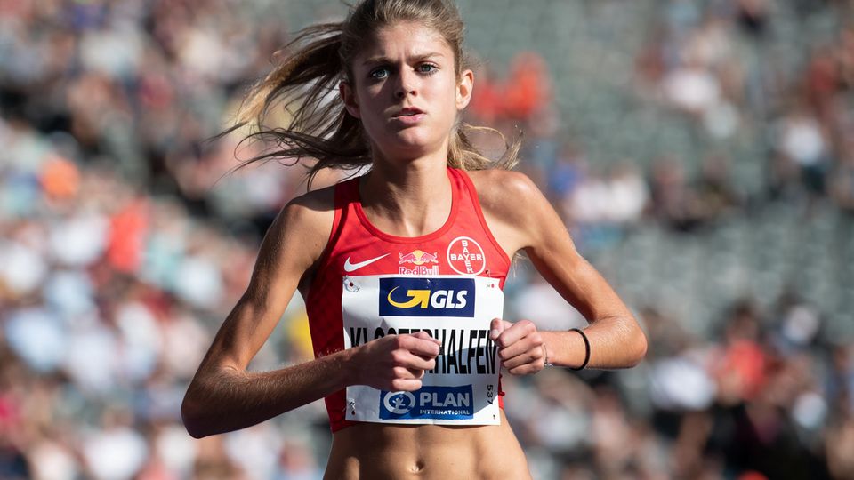 Finals 2019 - Deutscher Rekord über 5000 Meter durch Konstanze Klosterhalfen Finals 2019 - Konstanze Klosterhalfen stellt Deutschen Rekord über 5000 Meter auf
