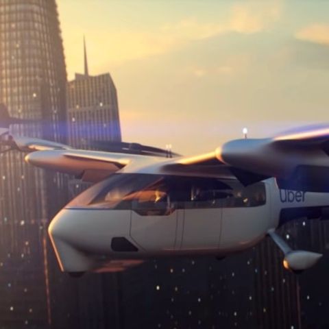 Ein Flugtaxi, wie Uber es sich vorstellt