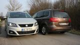Vergleich Seat Alhambra gegen VW Sharan