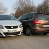 Vergleich Seat Alhambra gegen VW Sharan