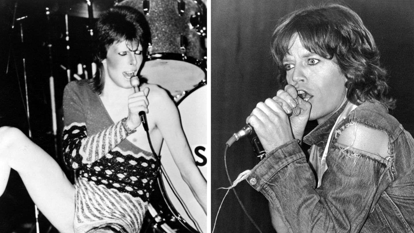 David Bowie und Mick Jagger