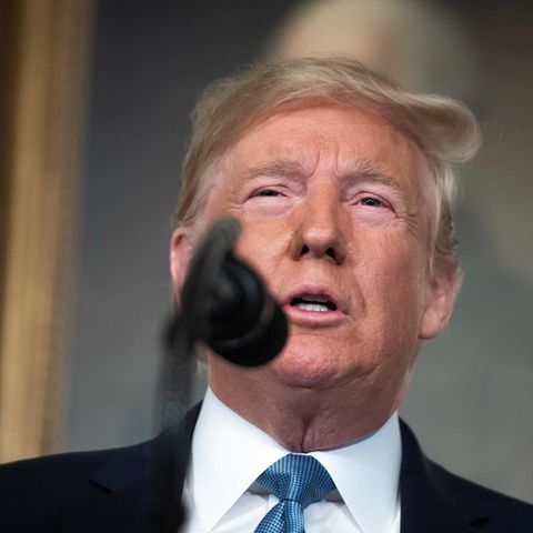 US-Präsident Donald Trump bei seiner TV-Ansprache zu den Massakern in Texas und Ohio