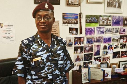 Al Shek Kamara Polizist aus Sierra Leone