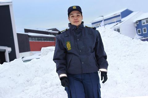 Laila Thomassen Fleischer ist Polizistin in Nuuk, Grönland