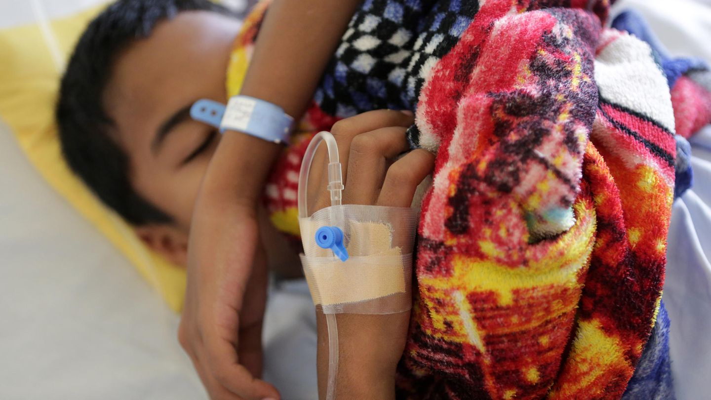 Philippinen: Ein unter Dengue-Fieber leidender Patient