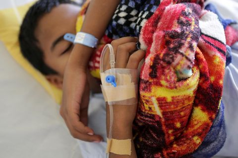 Philippinen: Ein unter Dengue-Fieber leidender Patient